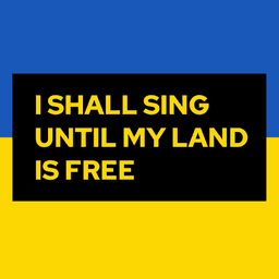 I Shall Sing Until My Land Is Free