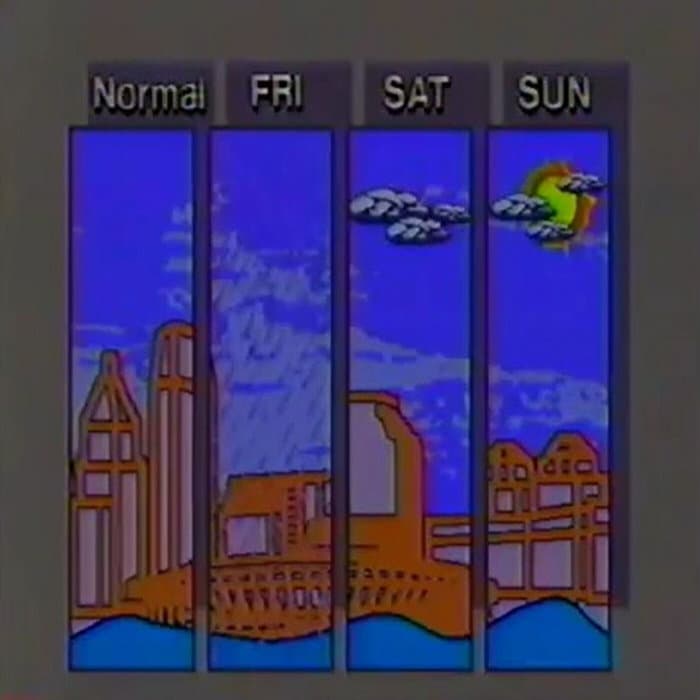 weekend precipitation