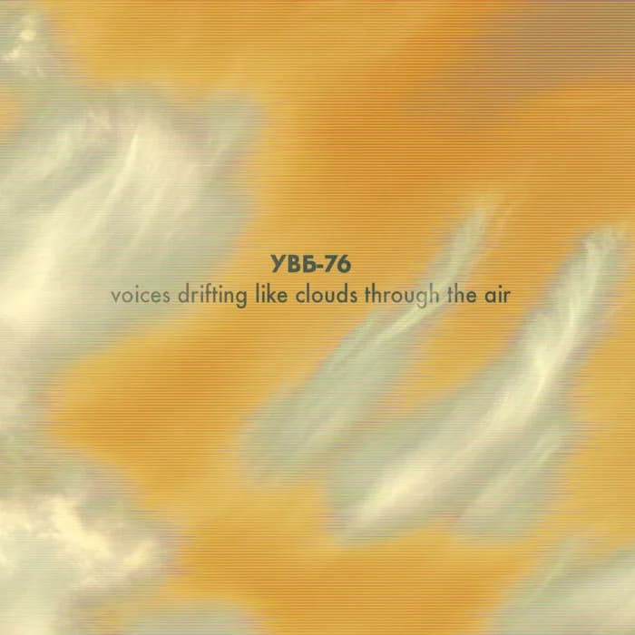 voices drifting like clouds through the air
