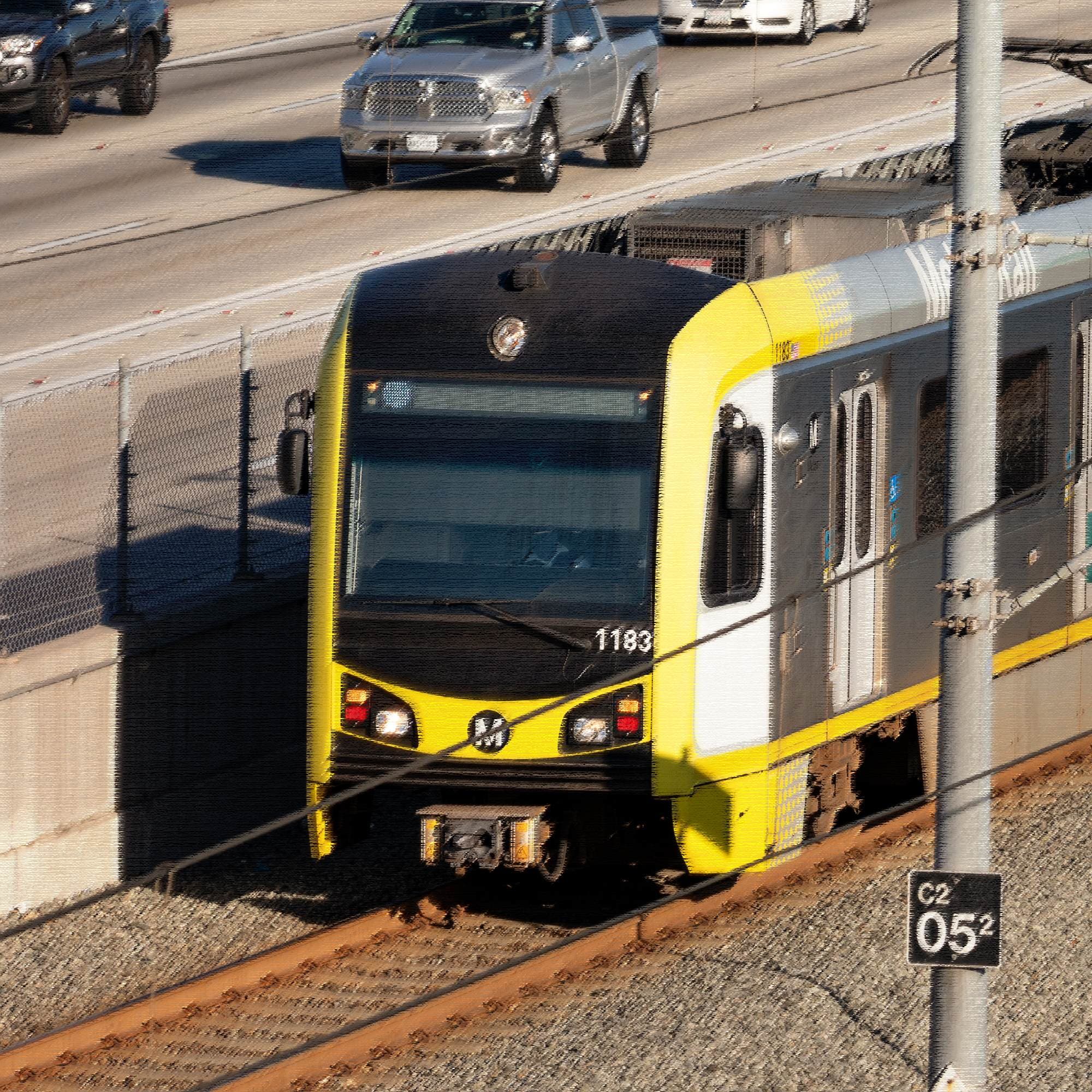 Westbound to LAX/Metro Transit Center